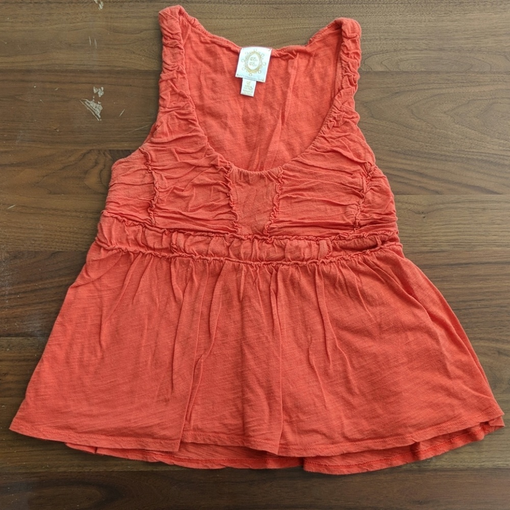 Anthropologie orange tank